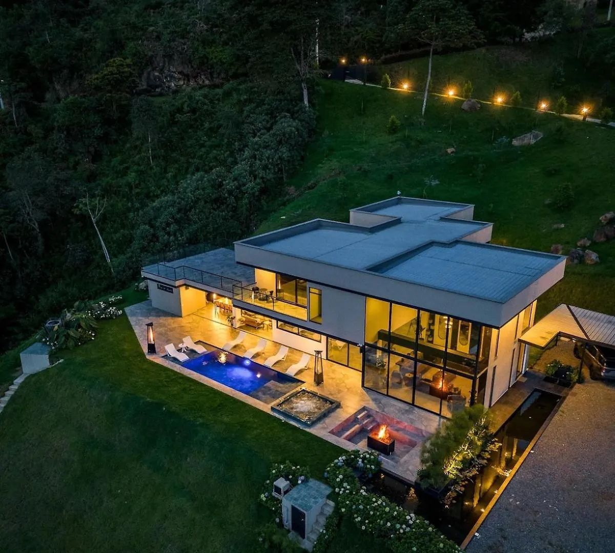 Villa This Exquisite Retreat In Medellin Colombia